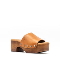 Rio Pala Clog Caramel Leather